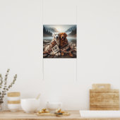 Custom Bestie Dog Poster (Keuken)