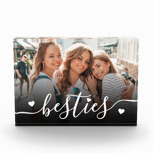 Custom Besties Beste Vrienden Fotoblokken (Voorkant)