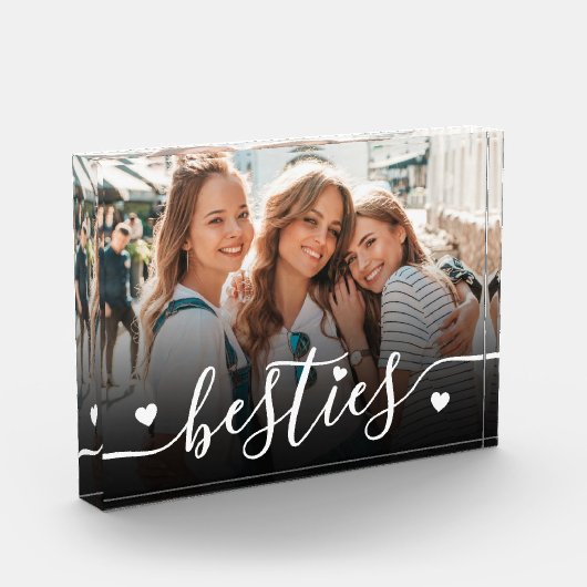 Custom Besties Beste Vrienden Fotoblokken (Links)