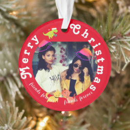 CUSTOM Besties Merry Kerstmis Ornament