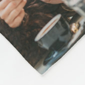 Custom "Besties" Photo Collage  Fleece Deken (Hoek)