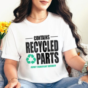 Custom bevat gerecycleerde onderdelen Transplantat Tri-Blend Shirt