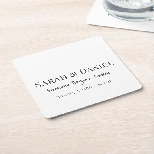 Custom Beverage Coasters Custom Paper Coasters Kartonnen Onderzetters (Schuin)