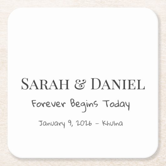 Custom Beverage Coasters Custom Paper Coasters Kartonnen Onderzetters (Voorkant)