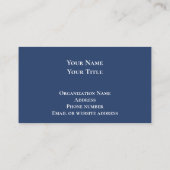 Custom Bible Verse Swiss Alps Photo Template Visitekaartje (Achterkant)