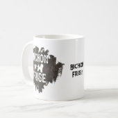 Custom Bichon Frisé Dad Vaderdag Hondenliefhebber Koffiemok (Voorkant links)