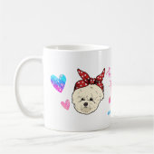 Custom Bichon Frisé Ma Cute Gift Koffiemok (Links)
