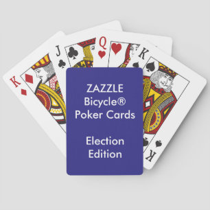Custom Bicycle® Poker Playing Cards ELECTION Speelkaarten