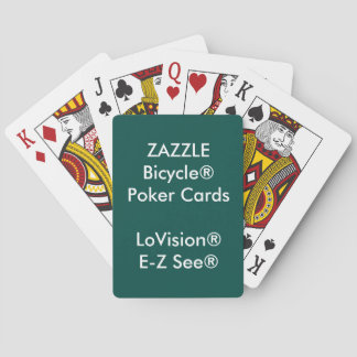 Custom Bicycle® Poker Playing Cards LoVision® Pokerkaarten