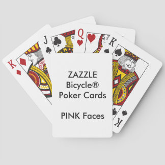 Custom Bicycle® Poker Playing Cards PINK FACES Speelkaarten