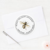 Custom bijenhouder product label gemaakt door bije (Envelop)