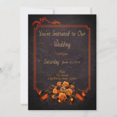 Custom Biker Wedding Invitation Kaart (Achterkant)