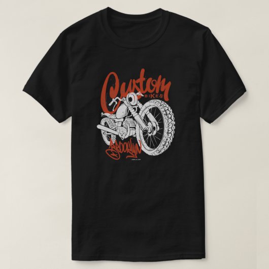 Custom Bikes Brooklyn T-shirt (Design voorkant)
