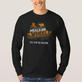Custom Biking Meals on Wheels Cycling T-shirt