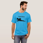 Custom Billiards Pool League Team Gear T-shirt (Voorkant volledig)