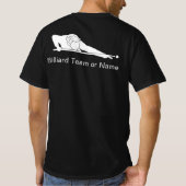 Custom Billiards Pool League Team Gear T-shirt (Achterkant)