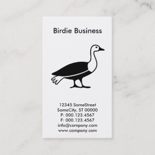 Custom Birdie Company Visitekaartje