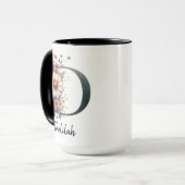Custom Birth Flower Coffee Mug Gift for Women Mok (Voorkant links)