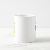 Custom Birth Flower Daffodil Personalized Mug Koffiemok (Center)