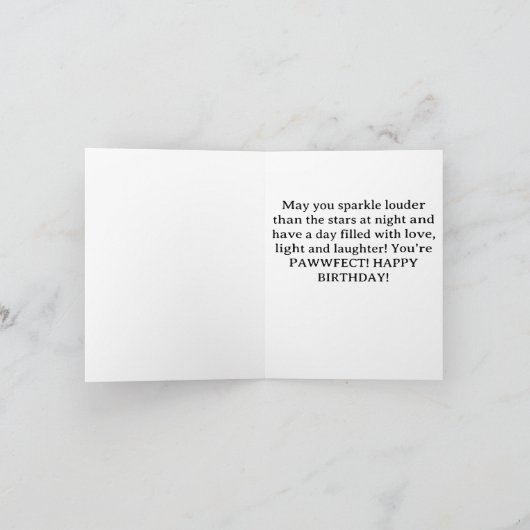 Custom Birthday Card, Pink Toy Poodle, Mozzarella Feestdagen Kaart (Binnen)