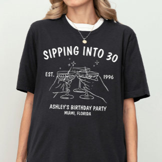 Custom  Birthday Crew Birthday Trip Group Matching T-shirt