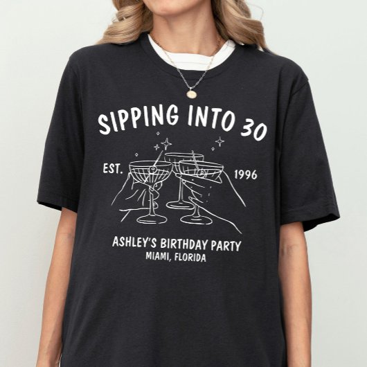 Custom Birthday Crew Birthday Trip Group Matching T-shirt