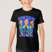 Custom birthday gift bootleg for your Kid 90s Tri-Blend Shirt (Voorkant)