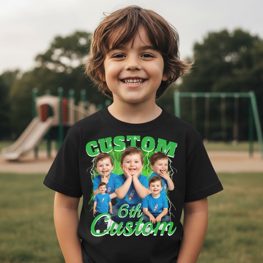 Custom birthday gift bootleg for your Kid 90s Tri-Blend Shirt