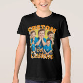 Custom birthday gift bootleg for your Kid 90s Tri-Blend Shirt (Voorkant)