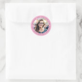 Custom Birthday Girl Photo Envelope Seal Sticker  (Tas)