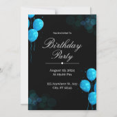 Custom Birthday Invitation Card Magnetische Uitnodiging (Voorkant)