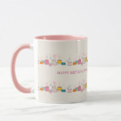Custom Birthday Mug – Cream Confetti & Cake Doodle Mok (Links)