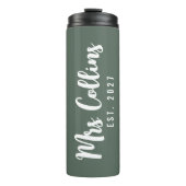 Custom Birthday or Wedding Tumbler for Couples Thermosbeker (Voorkant)