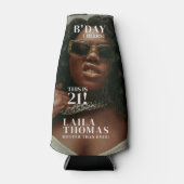 Custom Birthday Party Magazine Cover Cheers Flesjeskoeler (Voorkant)