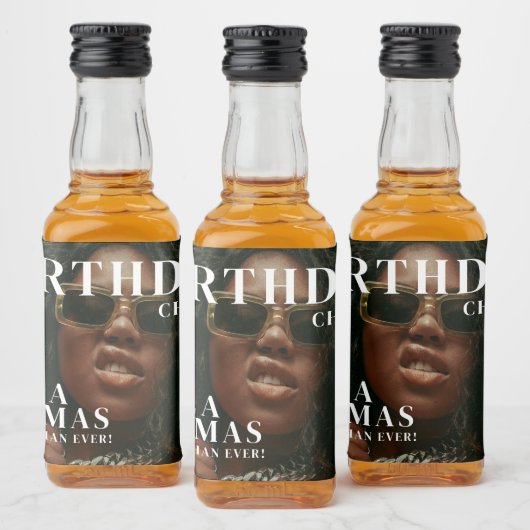 Custom Birthday Party Magazine Cover Cheers Likeurfles Etiket (Flessen)