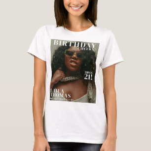 Custom Birthday Party Magazine Hoesje Cheers T-shirt