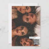 Custom Birthday Party Magazine Hoesje Foto's Bedankkaart (Achterkant)