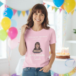 Custom Birthday Photo Shirt – Personalized Face