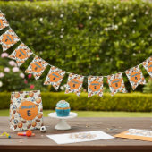 Custom Birthday Sports Theme Vlaggetjes