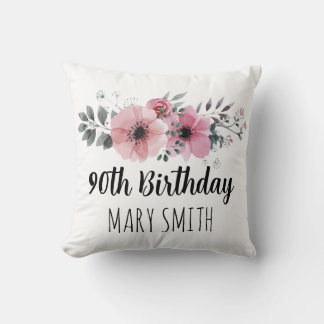 Custom Birthday Throw Pillow Kussen