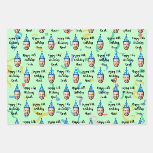 Custom Birthday Wrapping Paper (Voorkant 3)