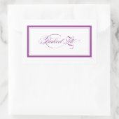 Custom_Bked Ziti Rechthoekige Sticker (Tas)