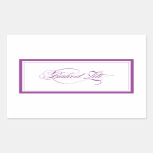 Custom_Bked Ziti Rechthoekige Sticker