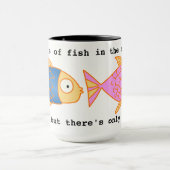 Custom Black 15 oz Ringer Fishy ZAZZ_IT Mok (Midden)