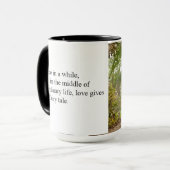 Custom Black 15 oz Ringer Mok Love by ZAZZ_IT (Voorkant links)