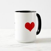 Custom Black 15 oz Ringer Wisdom Mok ZAZZ_IT (Voorkant rechts)