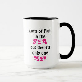 Custom Black 15oz Ringer Mok Fish 341 by ZAZZ_IT
