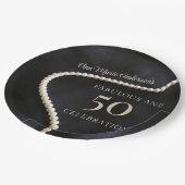 Custom Black 50 and Fabulous Papieren Bordje (Gekanteld)