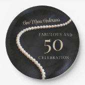 Custom Black 50 and Fabulous Papieren Bordje (Voorkant)