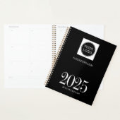 Custom Black Business Logo 2025 Planner (Display)